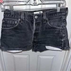 Levi's RE/DONE Women's Black Denim Shorts